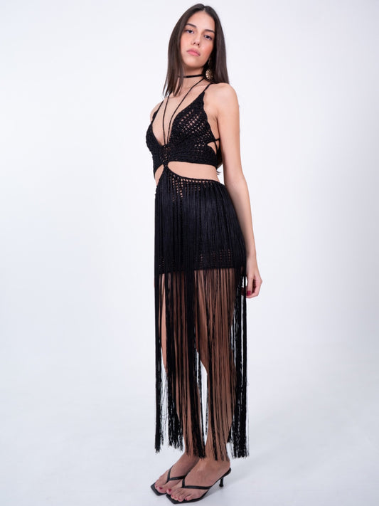 Vestido Longo Borboleta